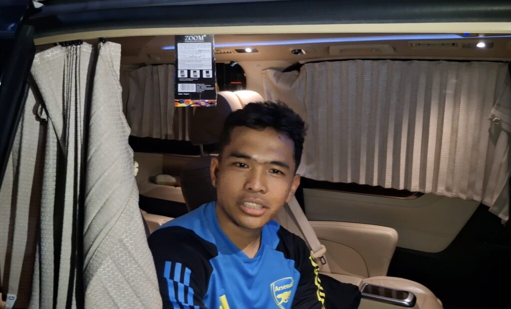 Putra Siregar Saat ditemui Media, Senin(21/07)