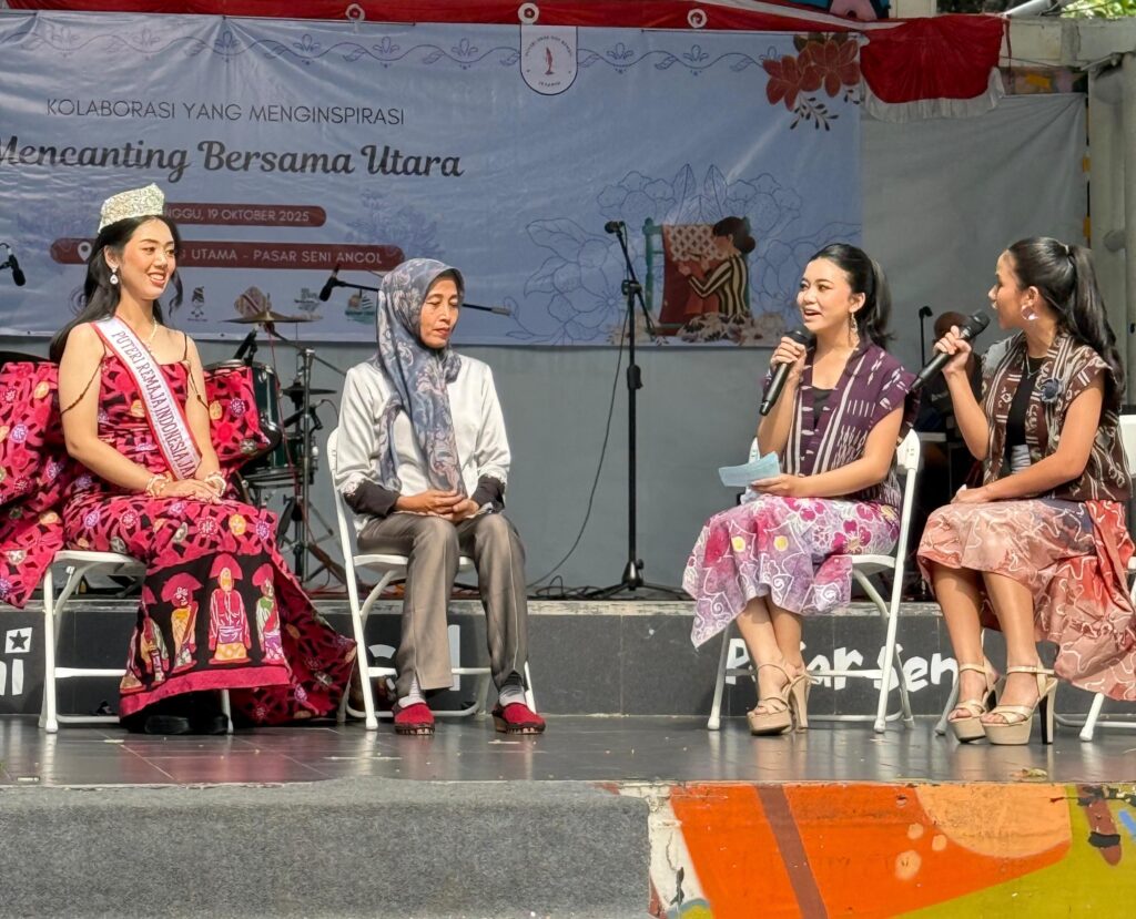 Keren! Nayyara Azarine Farrashila Ajak Remaja Indonesia Bangga Akan Keindahan Batik